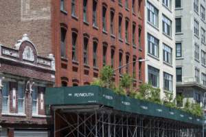 Sidewalk Shed Trespass Claims Dismissed against Condo