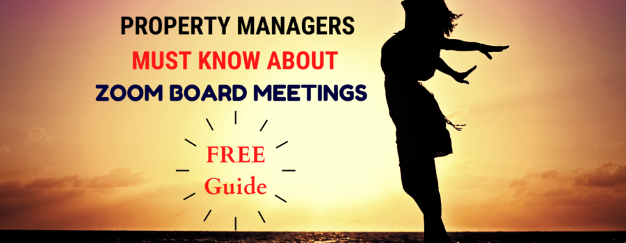 5 Things Property Managers Must Know about Zoom Board Meetings